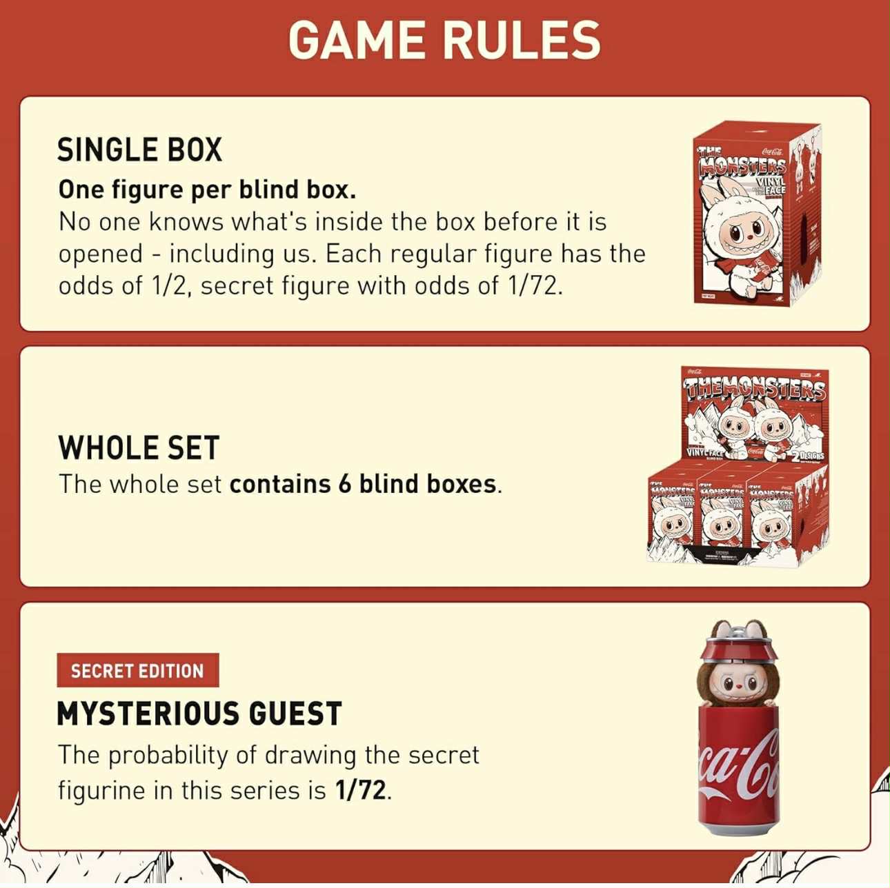 THE MONSTERS - (Labubu) x Coca-Cola Coke Series - Vinyl Face Blind Box