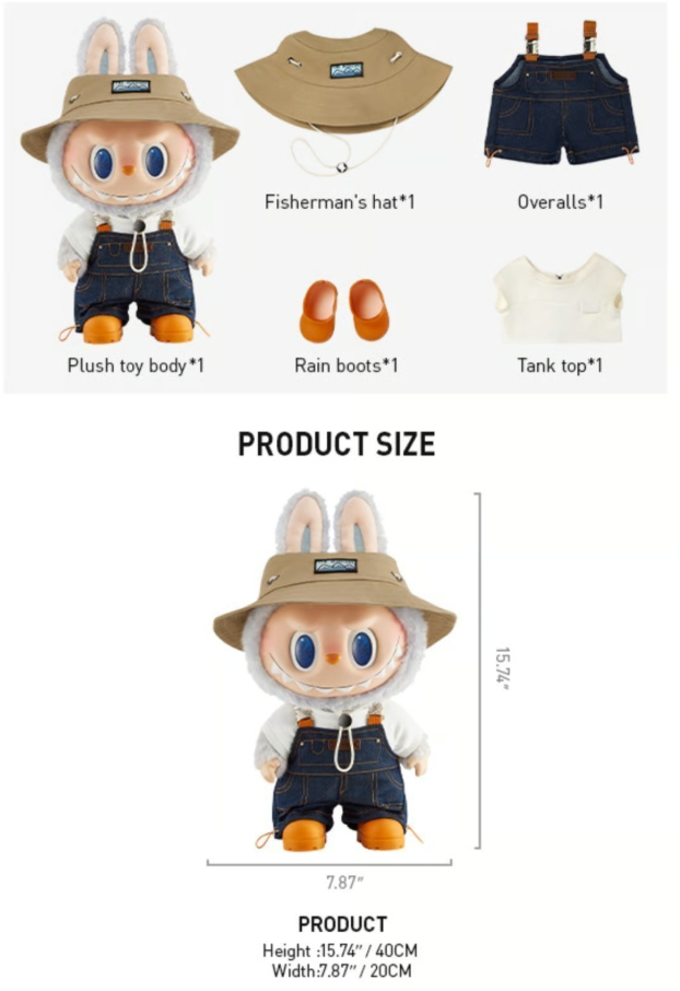 THE MONSTERS - FALL IN WILD SERIES Vinyl Plush Doll